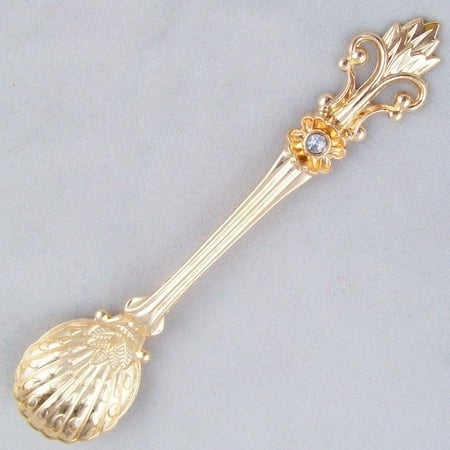 - Retro Palace Carved Coffee Drink Condiment Spoon Tea Ice Cream Scoop