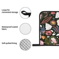 thumbnail image 6 of XMXT Waterproof Oven Mitts and Pot Holders Sets, Watercolor Floral Doodle Print Sets Kitchen Cooking Heat Resistant, 4 Pcs, 6 of 8