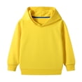 thumbnail image 3 of Abcomgle Boys Hoodies Size 10 12 Long Sleeve Hooded Girls Sweatshirt Solid Color Lightweight Casual Pullover Tops with Kangaroo Pocket 14-16 Years, 3 of 6