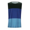 thumbnail image 2 of JLFKNG Mens Tank Top Color Blocking Printed Tank Tops For Men Home Fashion Leisure Round Neck Sleeveless Shirts Suitable For Outdoor Sports, 2 of 7