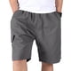 thumbnail image 1 of Ceisia Men's Multi-Pocket Cargo Shorts Summer Loose Straight-Leg Casual Workwear Shorts with Zipper Pockets Dark Gray XXXL Gifts, 1 of 7