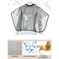 thumbnail image 3 of BZUEPRS 4 Pieces Hair Dye Cape Shampoo Capes for Salons Waterproof Hair Color Capes Hair Cutting Cape Beauty Salon Cape, 3 of 13