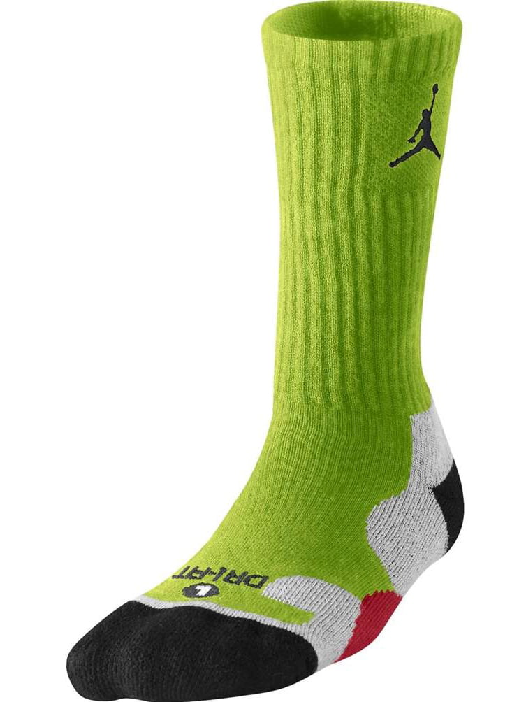 green jordan socks