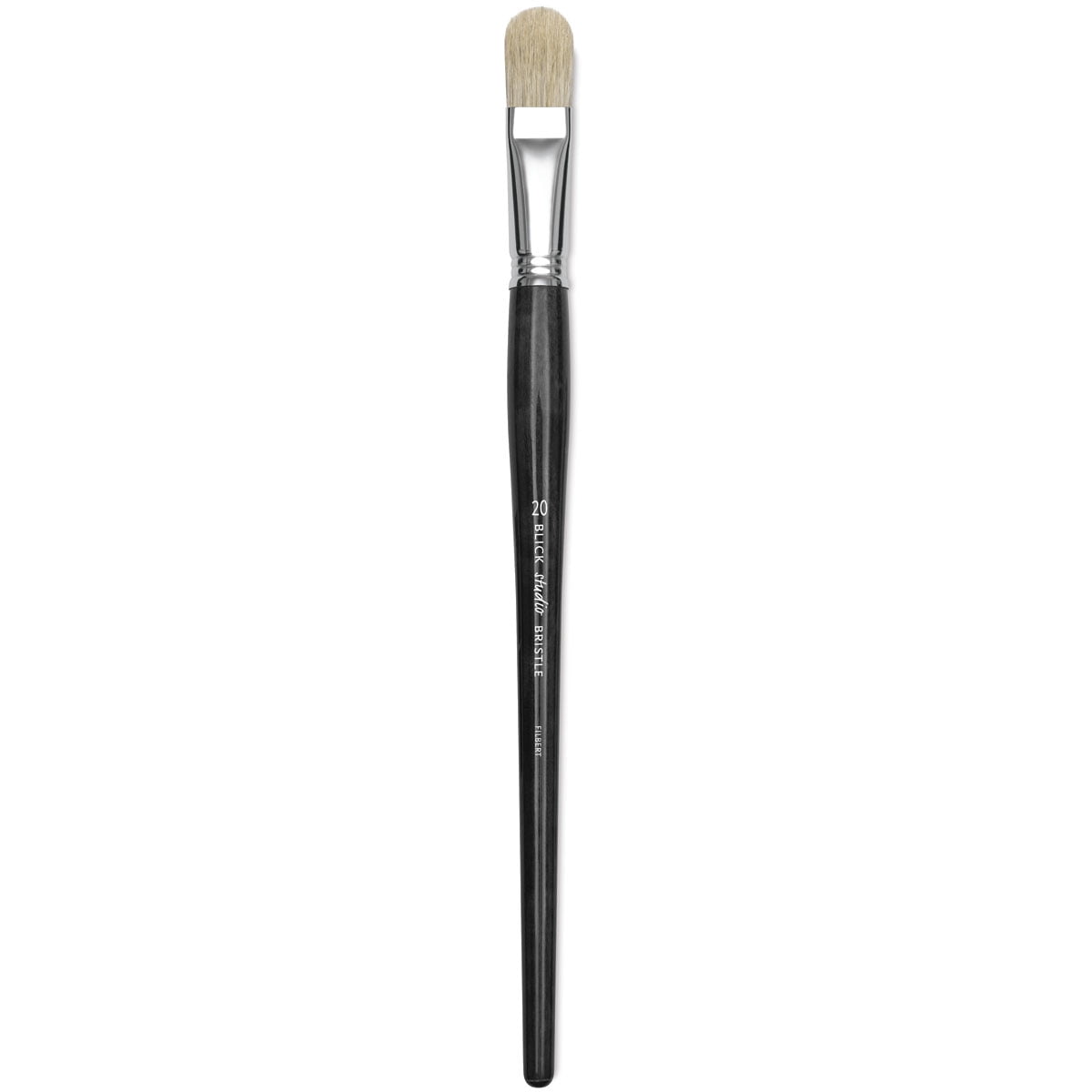 Blick Studio Bristle Brush - Filbert, Long Handle, Size 20