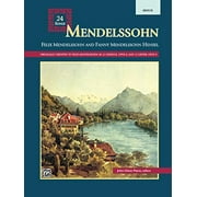 Alfred Vocal Masterworks Series: Mendelssohn -- 24 Songs : Medium Voice (Paperback)
