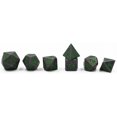 thumbnail image 2 of shiyou-Dark Stone w/Color Numbers Metal Polyhedral Dice Set for Dungeons & Dragons\u2026 (Green), 2 of 4