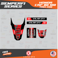 thumbnail image 4 of Kalair GFX Graphics Kit for Honda CRF80 (2011-2016) Semperfi Series, 4 of 5