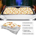 thumbnail image 4 of Kdxio Pumpkin Maple Leaves Print Front Windshield Sun Shade,Folding Auto Sunshade for Car Truck SUV-, 4 of 7