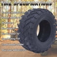 thumbnail image 3 of Homhougo-Set of 2 - 15x6.00-6 Lawn Mower / Tractor Turf Tires (4 Ply, Tubeless) - 565lbs Capacity, 3 of 3