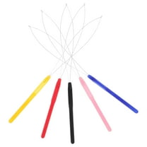 OUNONA 5Pcs Hair Braid Needles Hair Dreadlock Crochets Needles Wig Crochet Hooks for Dreadlocks