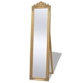 thumbnail image 5 of vidaXL Full Length Floor Mirror Free Standing Wood Bedroom Dressing 4 Colors, 5 of 25