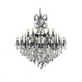 thumbnail image 2 of 9730 Athena Collection Hanging Fixture D53in H54in Lt:20+10 Dark Bronze Finish (Elegant Cut Crystals), 2 of 2
