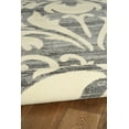 thumbnail image 5 of Capri Damask Grey Area Rug 43 x 73 Transitional Easy Care Polypropylene, 5 of 6
