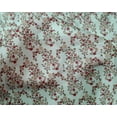 thumbnail image 4 of oneOone Silk Tabby Fabric Leaves & Floral Block Print Fabric BTY 42 Inch Wide, 4 of 5