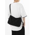 thumbnail image 2 of Kukuzhu Canvas Hobo Bag for Women Men Crossbody Shoulder Bag Handbag Large Totes Purse Satchele with Pure Color, 2 of 6