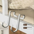 thumbnail image 5 of S-Shaped Stainless Steel Hooks, No-Drill Wardrobe Door Hangers for Kitchen Utensils, Towels, 2.5CM Thick Cabinets, Dormitory, Multi-Purpose Home Storage, 5 of 9