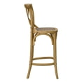 thumbnail image 4 of Modway Gear 39.5" Rattan and Elm Wood Counter Stool in Natural Finish, 4 of 11