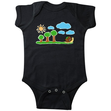 

Inktastic Painting Snail Gift Baby Boy or Baby Girl Bodysuit