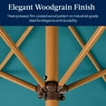 thumbnail image 3 of Best Choice Products 10ft Outdoor Woodgrain Pattern Steel Market Patio Umbrella w/ Crank, Tilt - Cerulean, 3 of 7