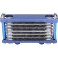 thumbnail image 4 of Huggegwe Refroidisseur d'Huile Moteur Aluminium Radiateur de Transmission d'Huile Moto Tout-Terrain ATV (Bleu) CJB91-79062, 4 of 9