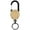 Yellow, variant on 3 in 1 New Multifunctional Retractable Pull Reel Carabiner Keychain, Heavy Duty Carabiner Badge Holder & Retractable Keychain with Badge Strap and Key Ring