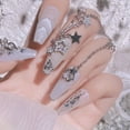 thumbnail image 5 of Joernso Nail Ornament Easily Sticking DIY Glitter Bows Nail Manicure Craft Ornaments for Beauty, 5 of 8