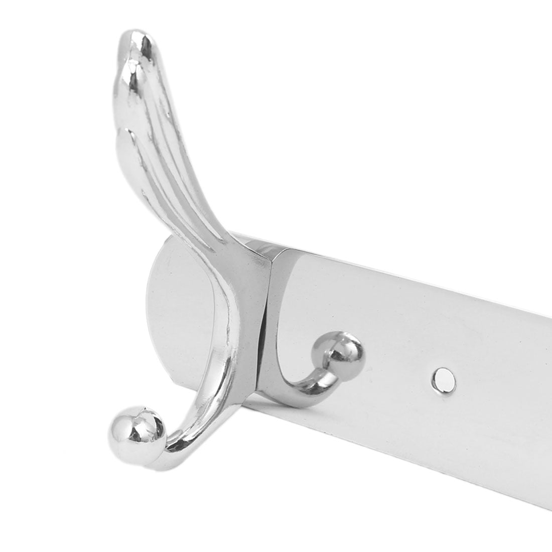 Stainless Steel Wall Mounted 5 Double Hook Hanger Rail Rack for Robe Coat Towel Walmart Canada