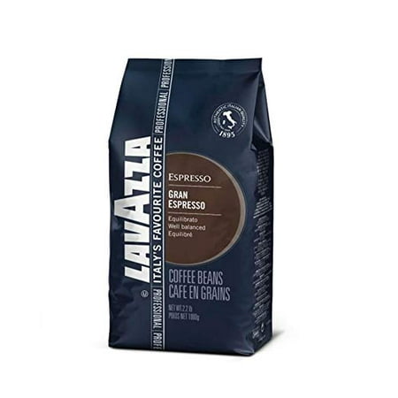 Lavazza Italian Gran Espresso Whole Bean Coffee Blend, Espresso Roast, 2.2-Pound