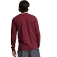 thumbnail image 3 of Russell Athletic Men's Dri-Power Cotton Performance Long Sleeve T-Shirt with Moisture Wicking, Sizes S-4XL, 3 of 9