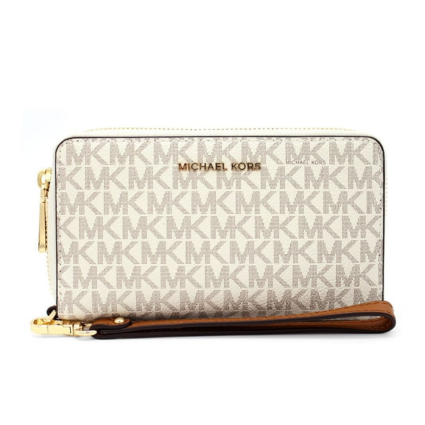 Cartera MK Jet Set LG Zip MOD 32F1GJ6E2B Vainilla Walmart en linea
