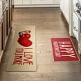 thumbnail image 4 of Dsscvnef Valentine's Day Kitchen Rugs and Mats Set of 2 Cushioned Anti Fatigue Kitchen Floor Mat Non Slip Waterproof Kitchen Rug Set Comfort Standing Mats, 4 of 6