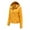 Yellow, variant on Womens Warm Long Sleeve Jacket Slim Winter Parkas Faux Leather Hoodless Coats