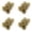 Gold, variant on 12PC Halloween Cauldron Small Witch Plastic Bowl for Decor, Mini Cauldrons Novelty Candy Holder Pot for Halloween Party Treats and Table Decor,2.7x2.7x2.1 Inch