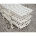 thumbnail image 6 of POLYWOOD Nautical Stackable Wheeled Chaise, 6 of 7