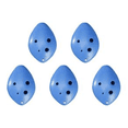 thumbnail image 1 of Bebé niño Ocarina 6 agujeros con libro de canciones cuerda para el cuello juguete para estudiantes azul, 1 of 4