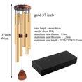 thumbnail image 2 of Blue Metal Windchime Aluminum Windbell Wind Chimes Home Decoration, 2 of 5