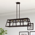 thumbnail image 4 of Livex Lighting - Schofield - 3 Light Linear Chandelier In Transitional Style-16, 4 of 11