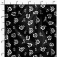 thumbnail image 2 of Soimoi Florals Print, Silk Fabric, Decor Sewing Fabric by The Yard 42 Inch Wide,Decorative Fabric for Shirts Suits Ties, Black, 2 of 6