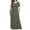 Green(NEW3), variant on Patlollav Womens Plus Size Dresses Printed Short Sleeve Round Neck Pleated Pocket Ankle Length Dress