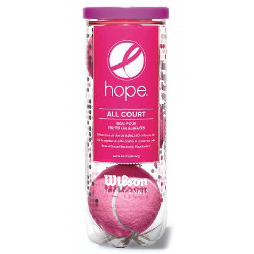 Wilson 2007 Hope Pink Extra Duty Felt Tennis Balls Breast Cancer New Sealed Can 