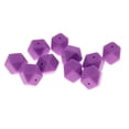 thumbnail image 4 of BPA- Silicone Beads Colgante Colr de Mordedor para Bebé Decoración de Bricoje idad , 4 Púrpura CUTICAT Perlas de dentición de silicona, 4 of 8
