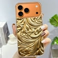 thumbnail image 3 of Case For Apple iPhone Air / 17 Pro / 17 Pro Max Series Case, Slim Thin Transparent Flexible Clear TPU Shockproof Phone Case For iPhone 17 Series, Gold Metal, 3 of 6