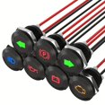 thumbnail image 3 of 12mm Waterproof Signal Light LED Indicator Signal Light for Tractor/RV DC12V/24V, 3 of 7