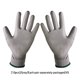 thumbnail image 5 of Guante de protección para el trabajo Construcción Jardinería guantes de nylon Trabajadores electricistas protector de manos con revestimiento Gris XS Qarigey, 5 of 6