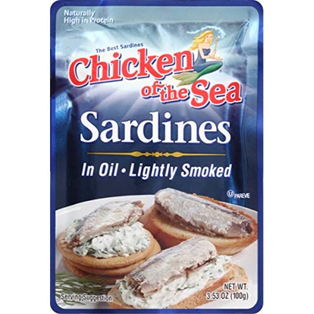 36 PACKS Chicken of the Sea Lightly Smoked Sardines in Oil, 3.53