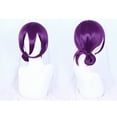 thumbnail image 6 of Unique Bargains Wigs for Women 12" Purple Wigs with Wig Cap, 6 of 6