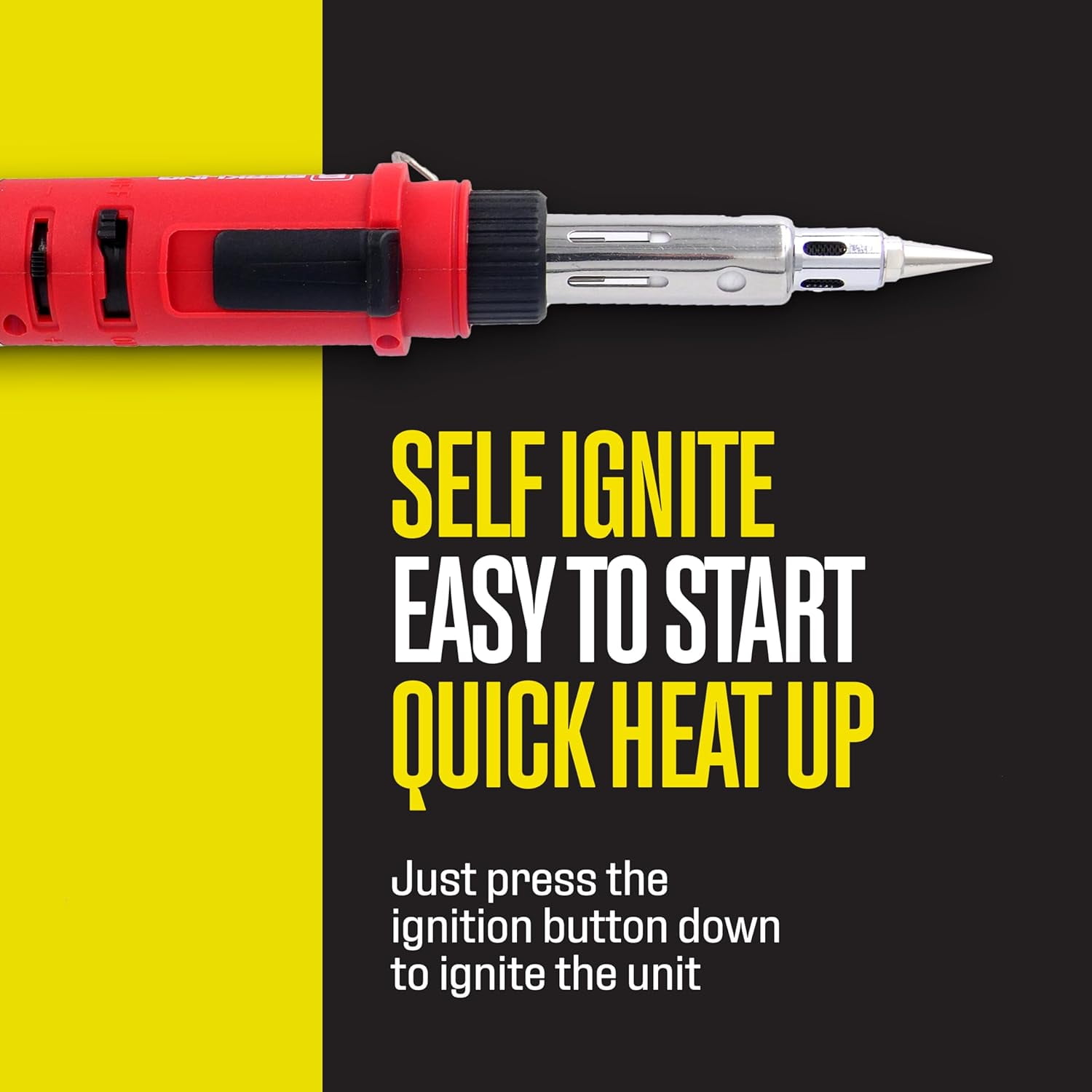 Berkling 3-in-1 Cordless Butane Soldering Iron, Heat Gun, Mini Torch - Self-Ignite, Wireless, Rechargeable