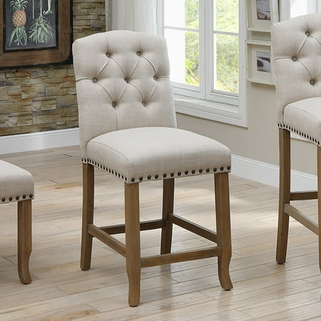 Furniture Of America Matheson Rustic Tufted Counter Height Chairs Furniture Of America Matheson Rustic Tufted Counter Height Chairs Set 2