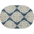 thumbnail image 5 of Art Carpet 841864102956 8 x 10 ft. Arabella Collection Medallion Woven Area Rug, Blue, 5 of 7