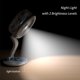 thumbnail image 5 of Lámpara de mesa plegable con ventilador USB, recargable y ajustable, ideal para oficina o hogar, disponible en color dorado., 5 of 6